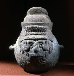 Urn with a Face of Tlaloc
